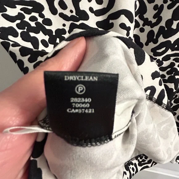 Ann Taylor 3/4 Length Sleeve Animal Print Dress Size 12 - Picture 5 of 14